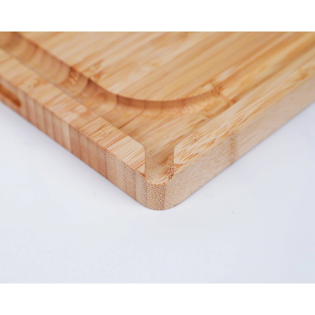 Bamboo cutting board with juice groove - 40×30 cm