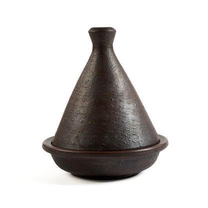 Terrakotta-Kegel-Tajine 21 cm – handgefertigt in Indonesien