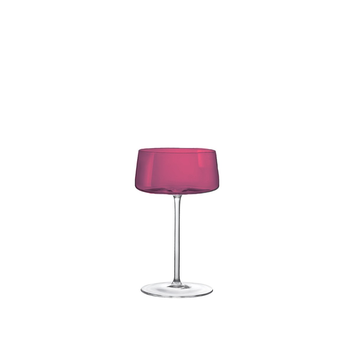 Multifarvede champagneglas 230 ml – sæt med 6
