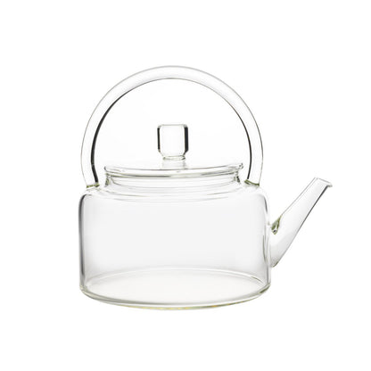 Glass teapot square form 2 litre 13×24×21.5 cm