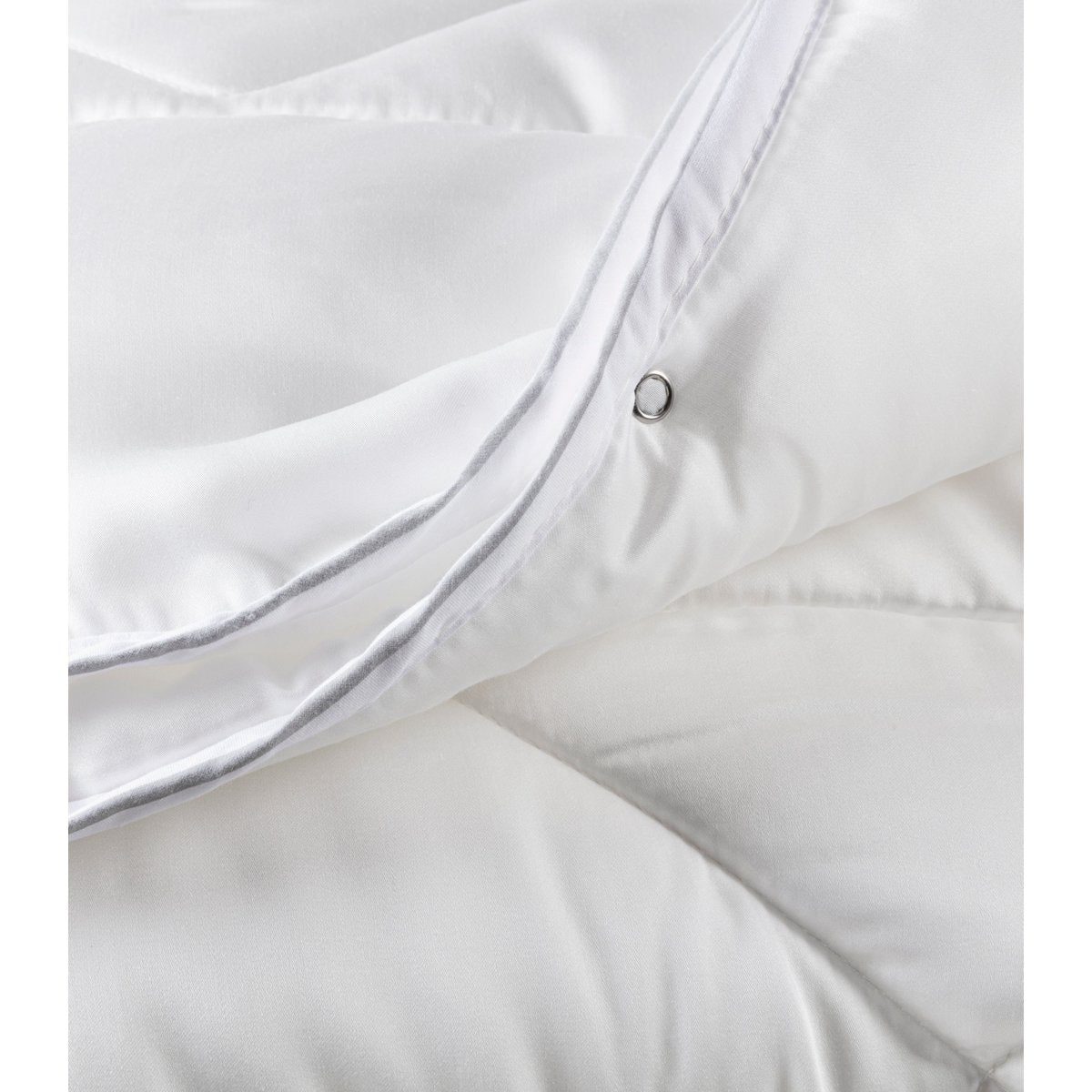 Tencel satin duvet, 4-season with press studs
