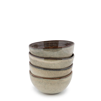 Stoneware cereal bowl, mixed colours – S