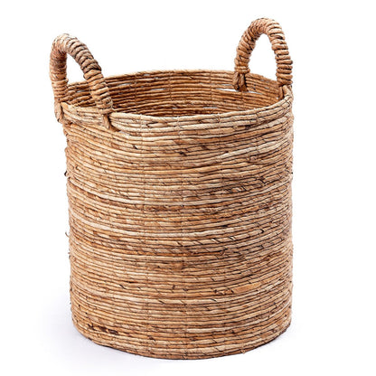 Woven storage basket SYAILENDRA L, 40 × 44 cm - made in Indonesia