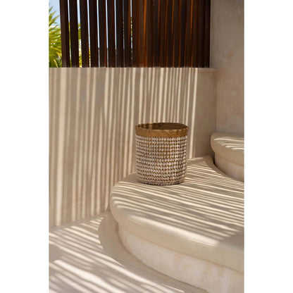 Pandan shell basket 34 × 40 cm - natural