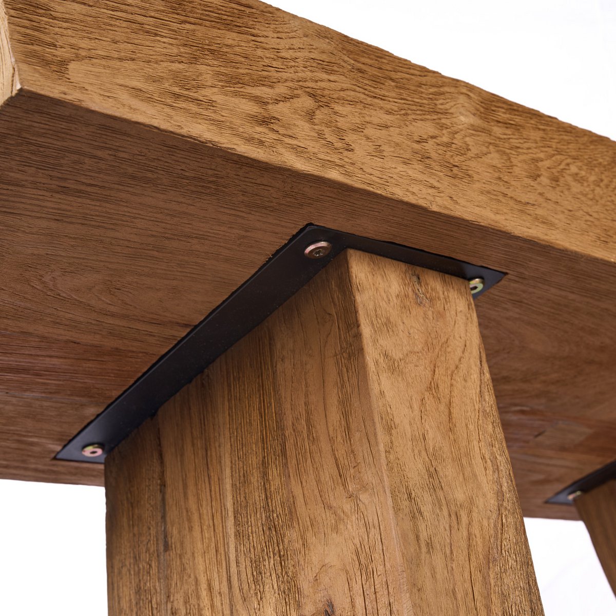 Teak console table, 86 cm - natural