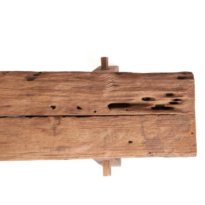 Teak bench, natural - 150 × 50 cm