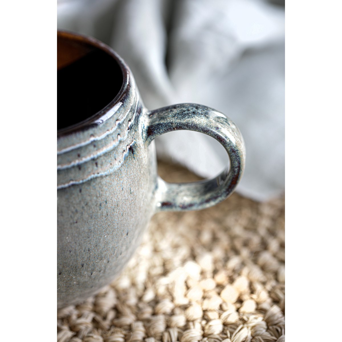 Stoneware mug 11 × 10 cm – Comporta, Portugal