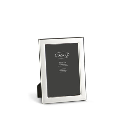 Silver-plated photo frame Angers, 10 × 15 cm – velvet back