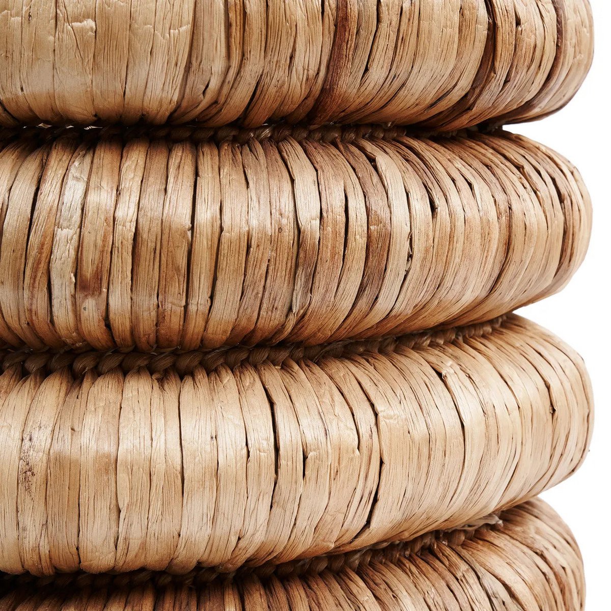 Seagrass cylinder basket 54 × 66 cm - beige