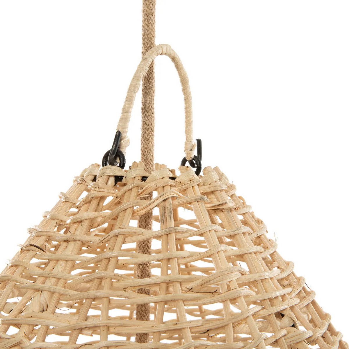 Pendel i rattan, 90 cm høj – slank, naturlig form