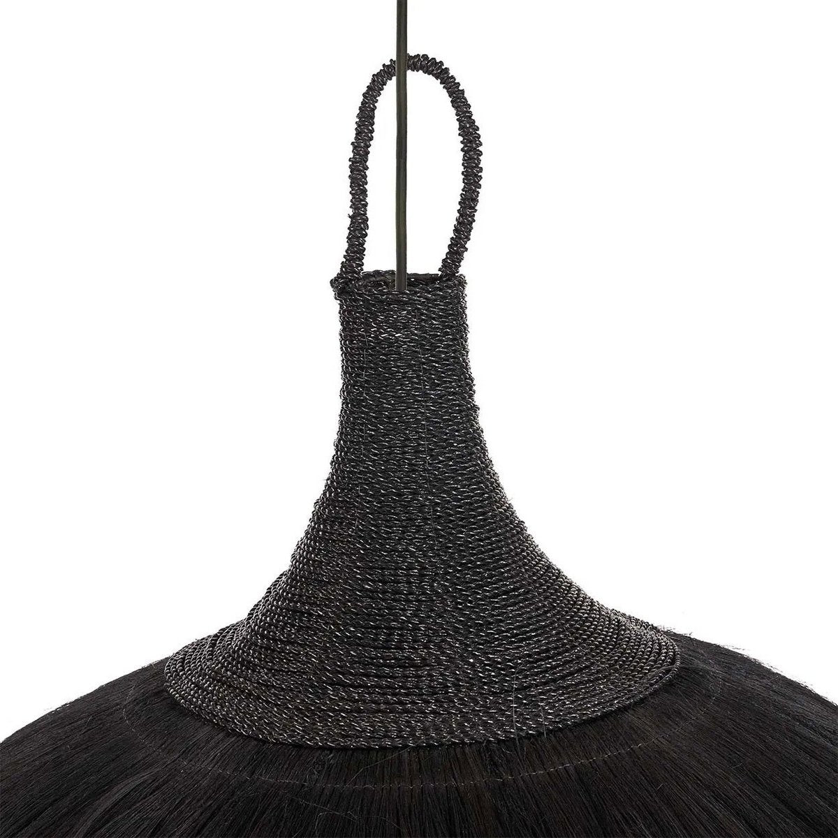 Black glass pendant light XL - The Makiki