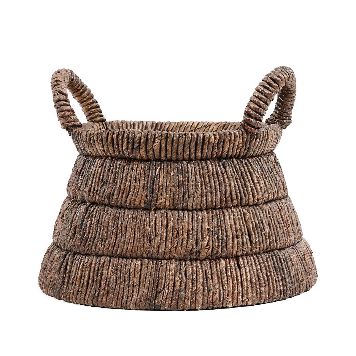 Palmblatt Rundkorb 42 × 33 cm - natur