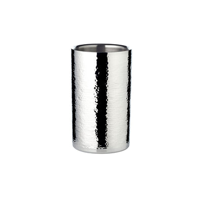 Bottle cooler Nebraska H 20 cm, Ø 12 cm - double-walled, hammered