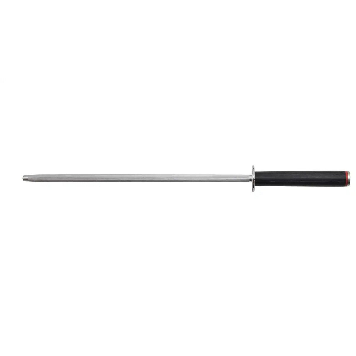 Honing steel 30 cm with pakkawood handle and angle guide