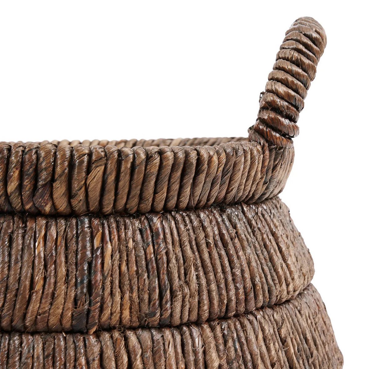 Palmblatt Rundkorb 42 × 33 cm - natur