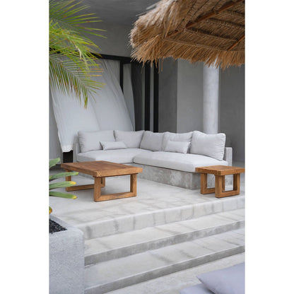 Reclaimed teak coffee table 110×70 cm - natural, Indonesia