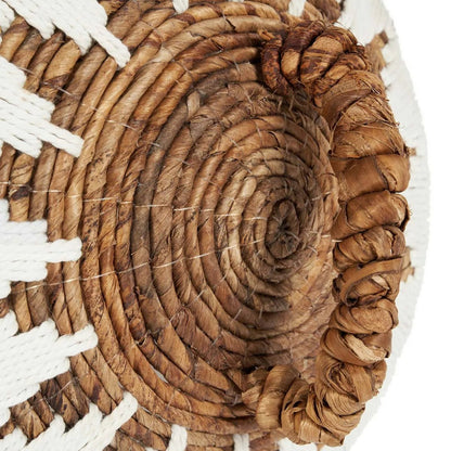 Palm leaf storage basket 44 × 47 cm - natural white
