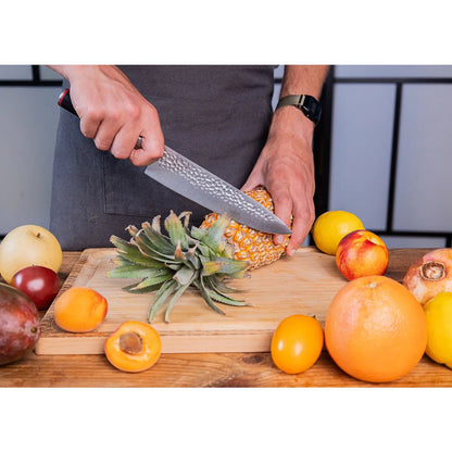 Steel knife set, 6 pieces - handmade Japanese blades