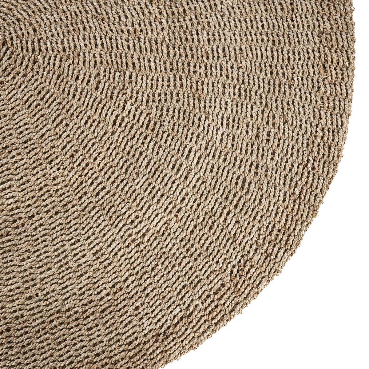 Sisal area carpet, round - 150 cm natural