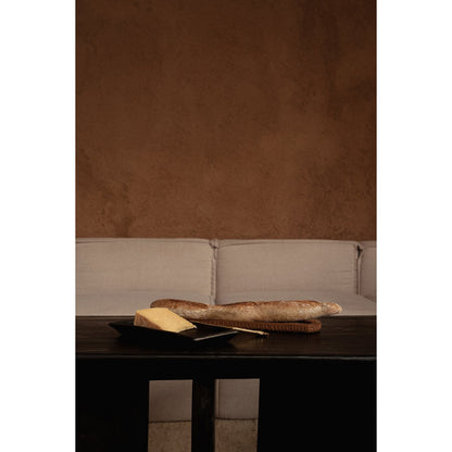 Teak bread plate, 45 cm - natural