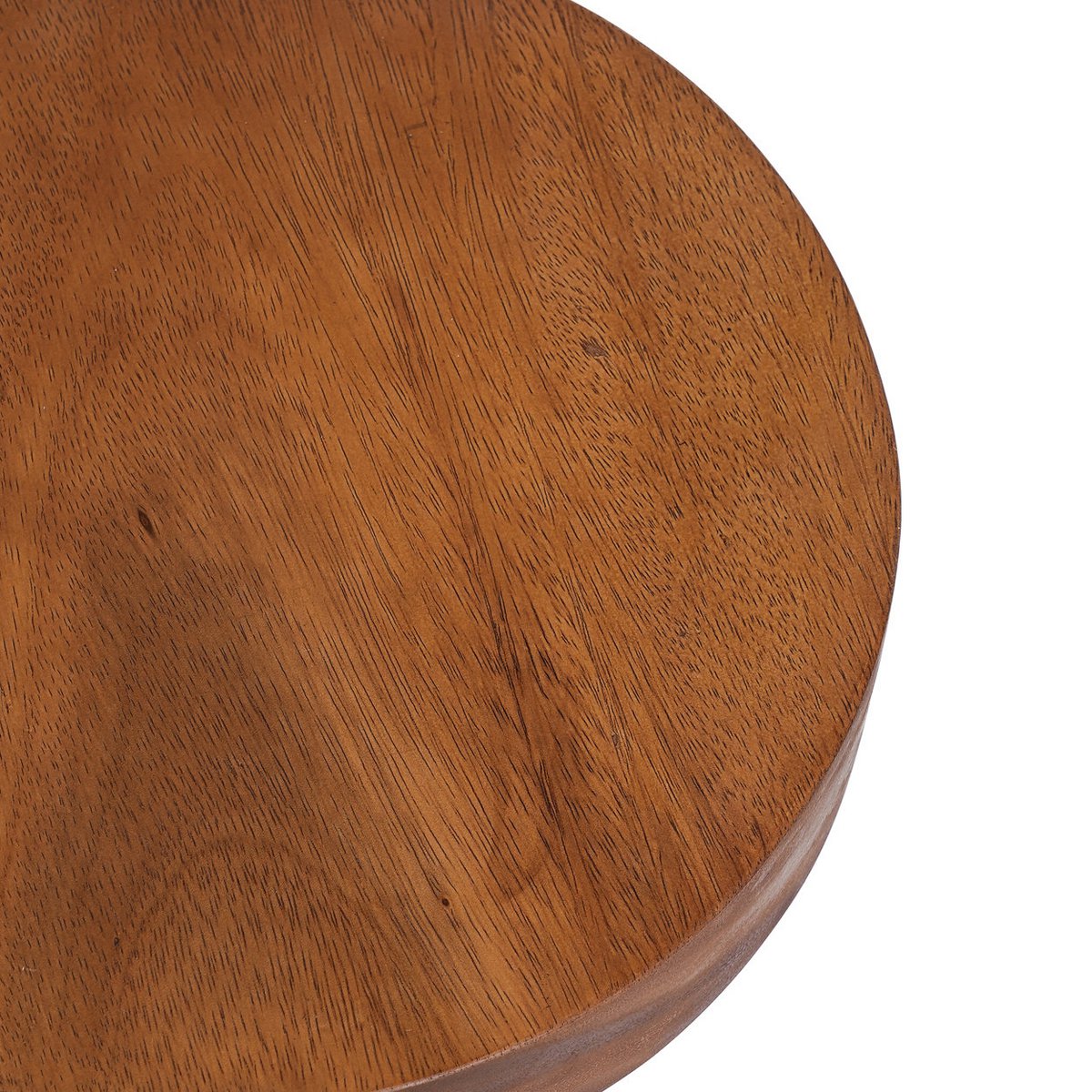 Teak wood side table, single form - Natural