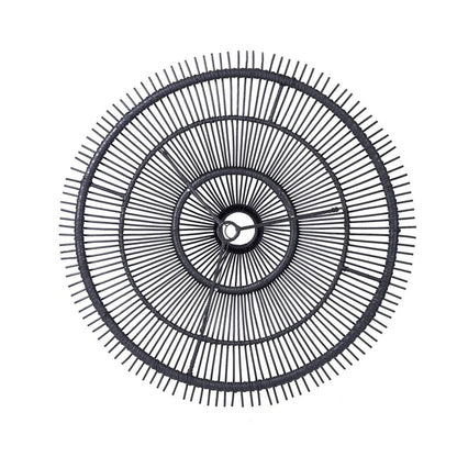 Deckenleuchte Black Rattan Sky XL - offen gewebter Schirm