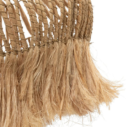 Abaca grass pendant lamp, natural - L
