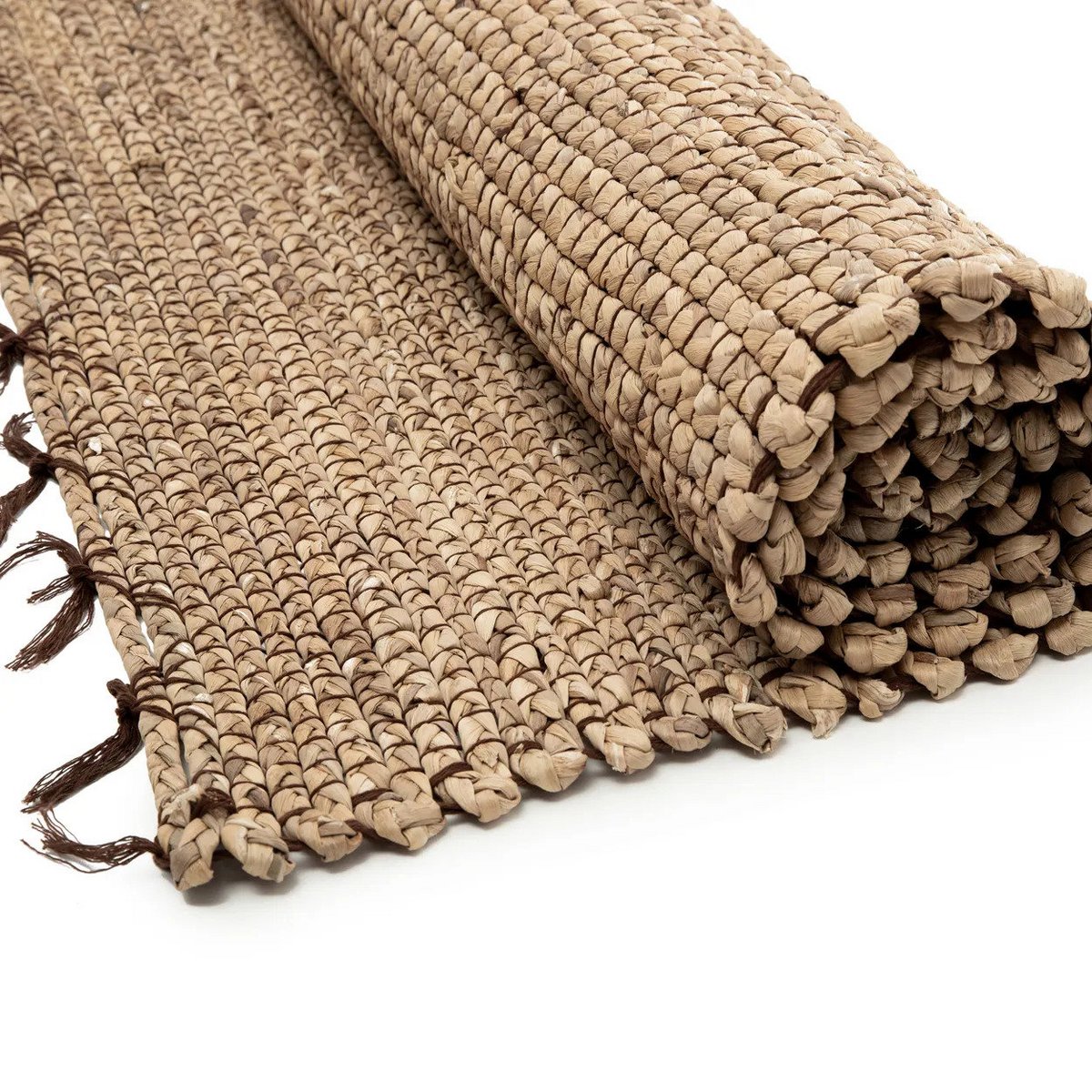 Water hyacinth carpet, natural – 260 × 180 cm