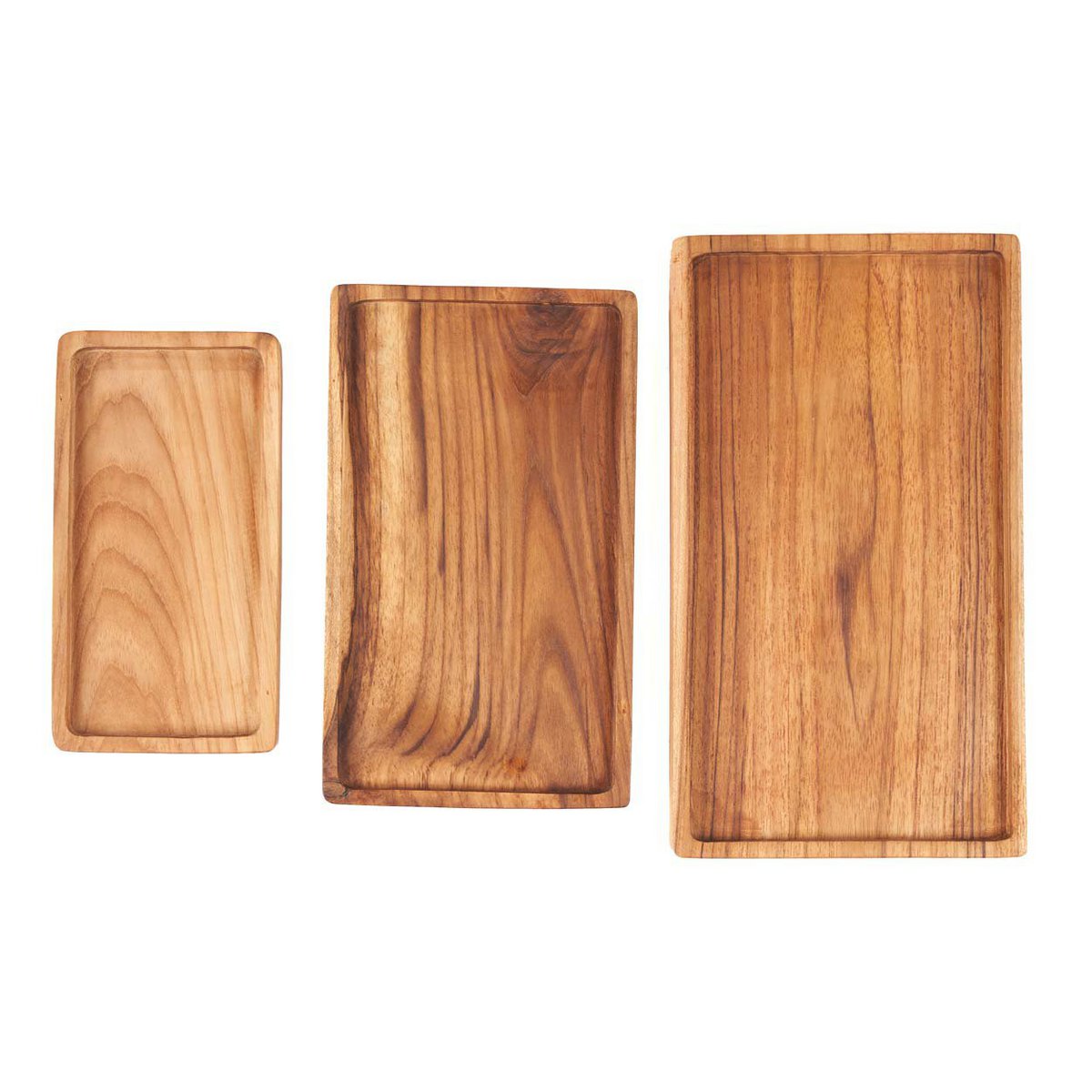 Holztablett 20×11 cm - naturfarben