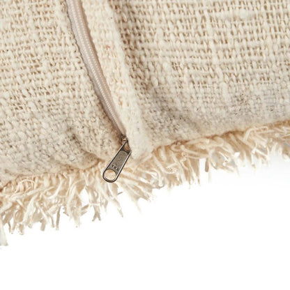 Cotton cushion cover 50×50 cm – natural and black, Indonesia