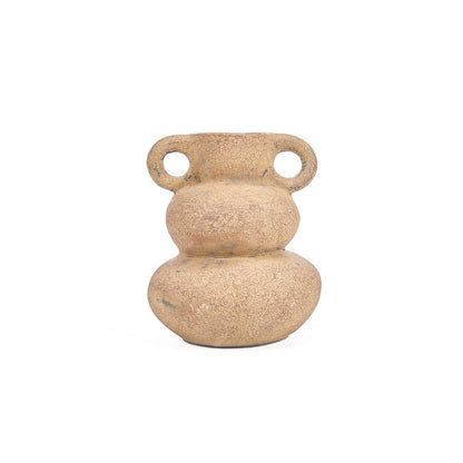 Terrakotta-Vase, Sand-Finish – S