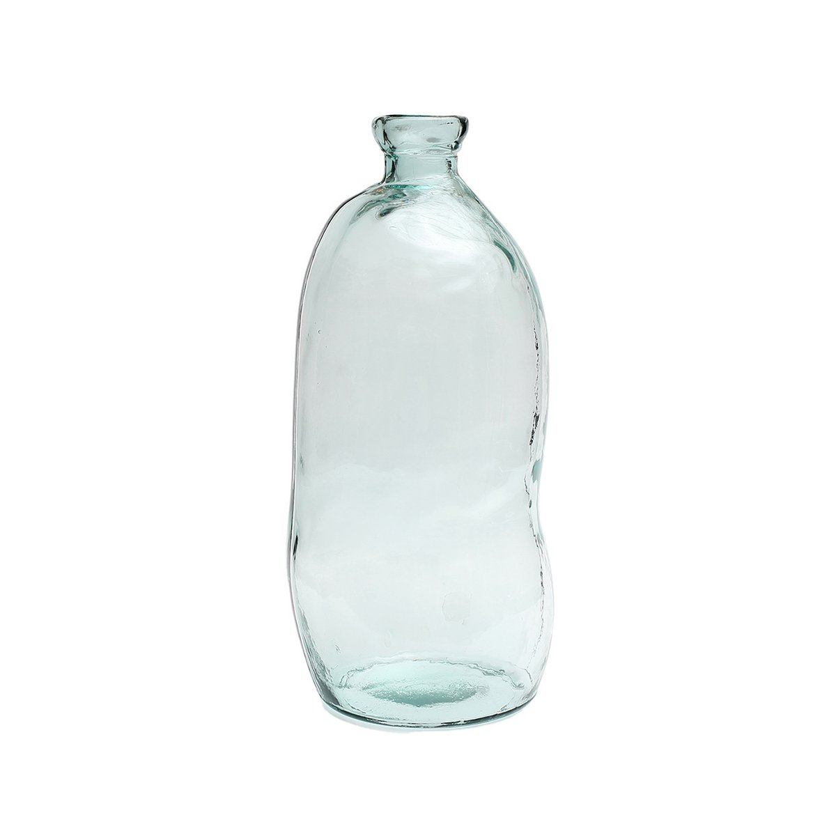 Jinsuo Vase aus recyceltem Glas, groß - Blau