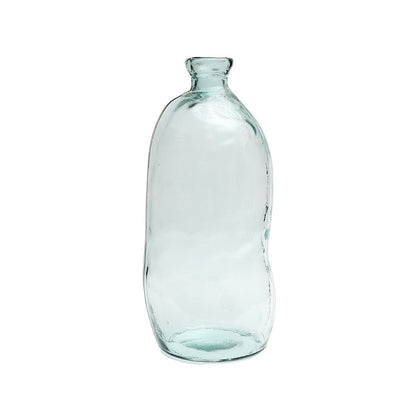 Jinsuo Vase aus recyceltem Glas, groß - Blau