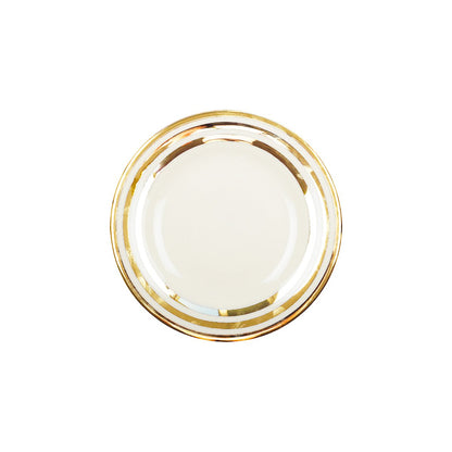 Goldener Dessertteller, 18 cm – Dreifachfilet