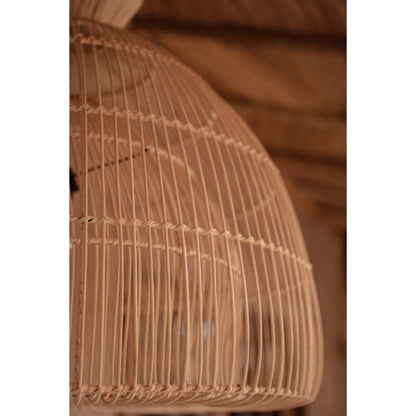 Rattan pendel 57 cm - håndvævet i Indonesien