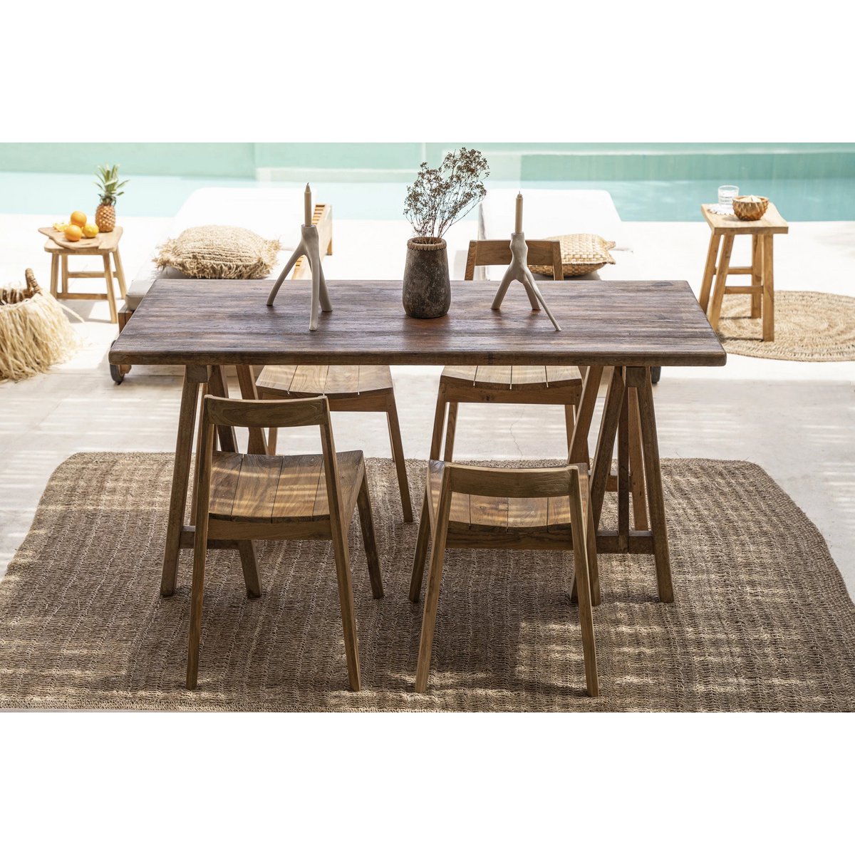 Seagrass carpet, natural – 180 × 240 cm