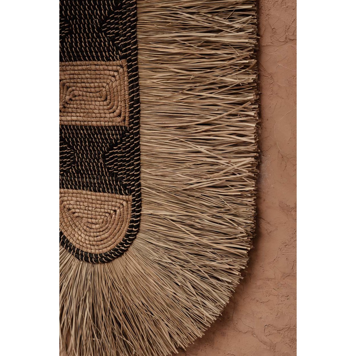 Grass wall weaving, organic - natural
