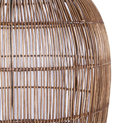 Woven Bell pendant - Dark walnut - XL