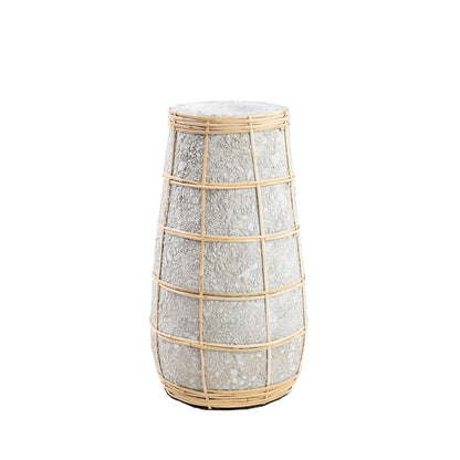 Terracotta vase, 26 cm - med rapedetalje