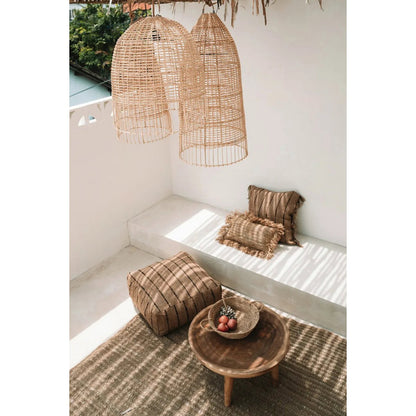 Pendel i rattan, 90 cm høj – slank, naturlig form