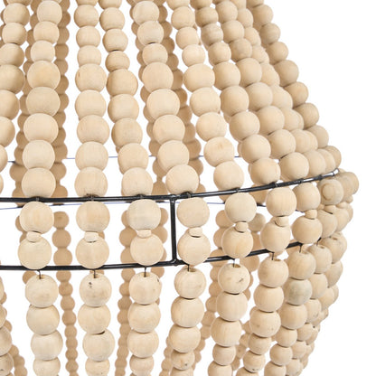 Jernlysekrone 40 × 73 cm - naturlig finish, Indonesien