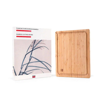 Bamboo cutting board with juice groove - 40×30 cm