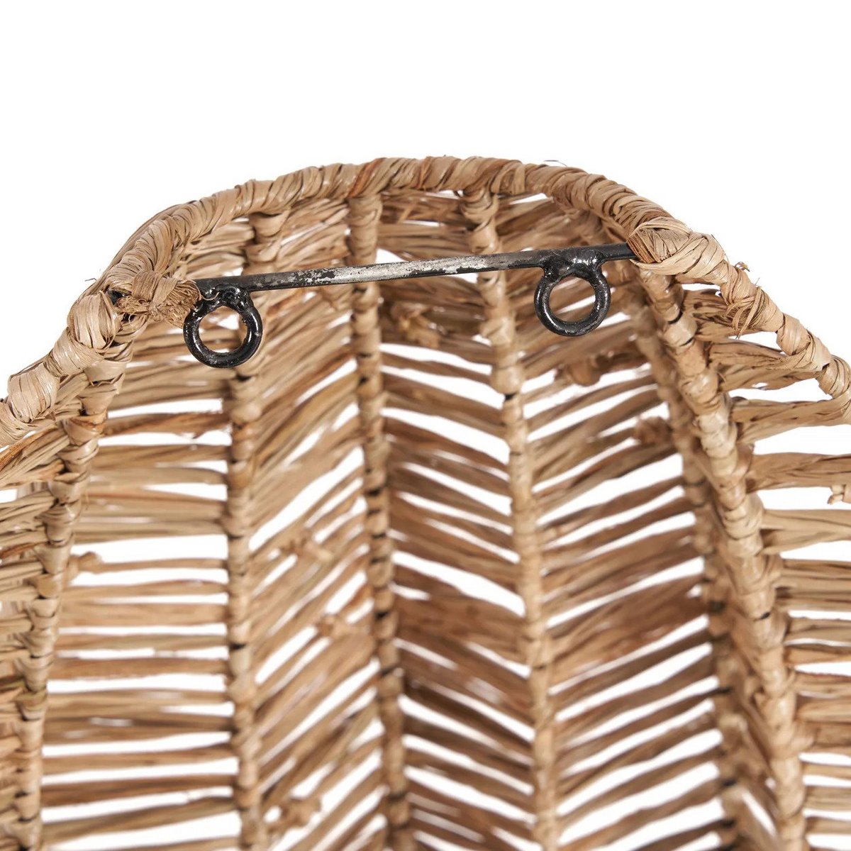 Vægapplikation i raffia M - natur, 30 × 40 cm