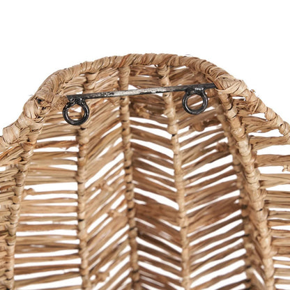 Vægapplikation i raffia M - natur, 30 × 40 cm