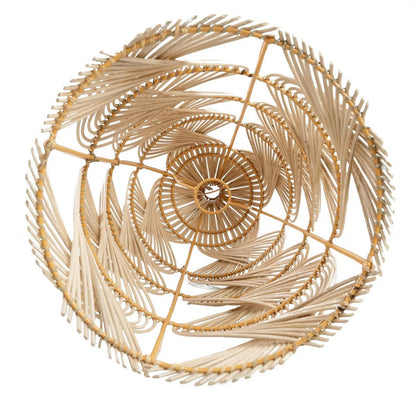 Høj pendel i rattan, 30 × 70 cm – flaskesilhuet