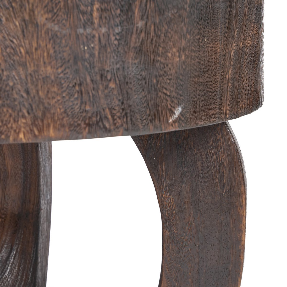 Octo Chic Coffee Table, 70 cm - Dark walnut round