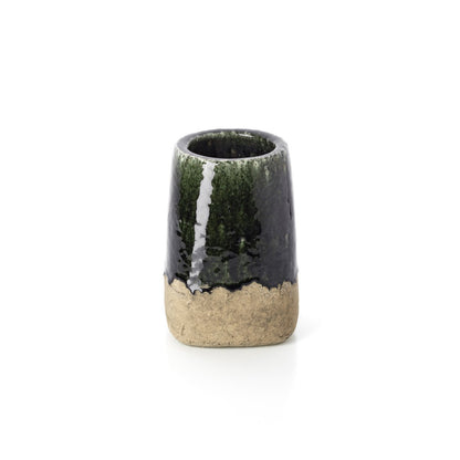 Moss Conical krukke - Concrete Green - M