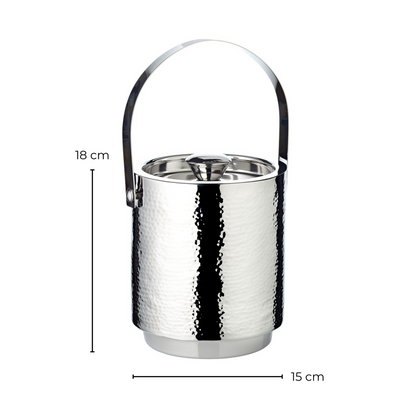 Isspand Seattle H 16 cm - rustfrit stål med tilbehør