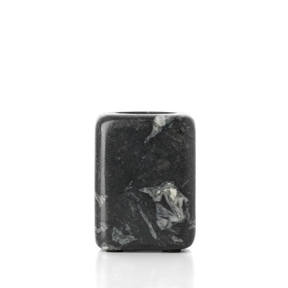 Marble toothbrush holder – marine black