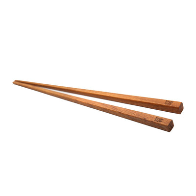 Teak root chopsticks, 23 cm – natural wood pair